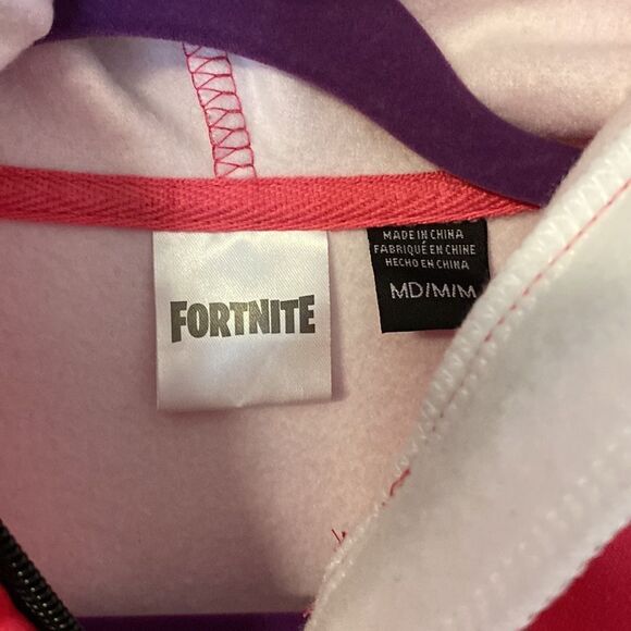 Fortnite Cuddle Team leader Zip Up- pink bear- size medium - Picture 8 of 14